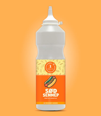 sød sennep 800g